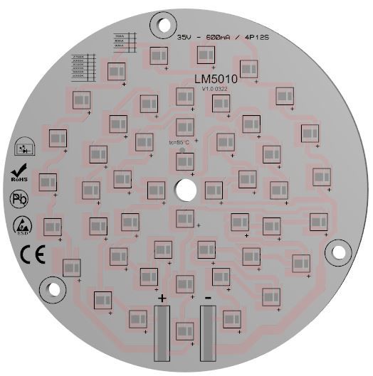 LM5010-  Daire PCB Alu1W/mK